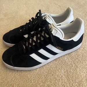 Adidas Originals Black & White Gazelle Shoe Size 9 Men’s